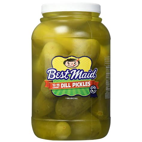 Best maid dill pickles - Best Maid Whole Dill Pickles, 1 gallon jar, 128 oz, Kosher Certified, 12-16 whole dills per jar. 235 4.4 out of 5 Stars. 235 reviews. Free shipping, arrives in 3+ days. Vlasic Dill Pickle Sandwich Stackers, Kosher Dill Pickles, 16 fl oz Jar. Add $ …